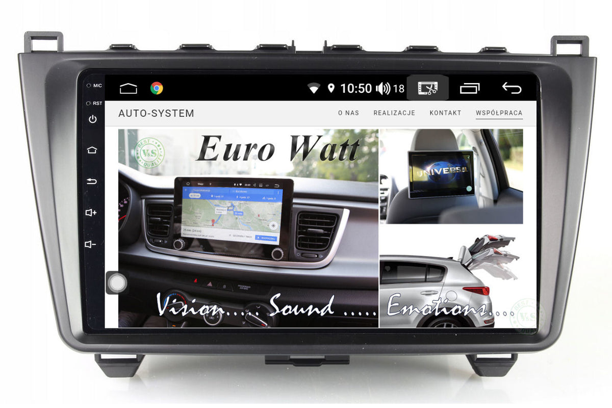 V&S QLED Navigation Mazda 6 Business Line BLACK Batteries included no