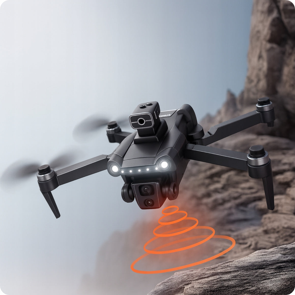 V198MAX Drone 4K WiFi Foldable RC Quadcopter Obstacle Avoidance 3 Batteries Brand Spreest