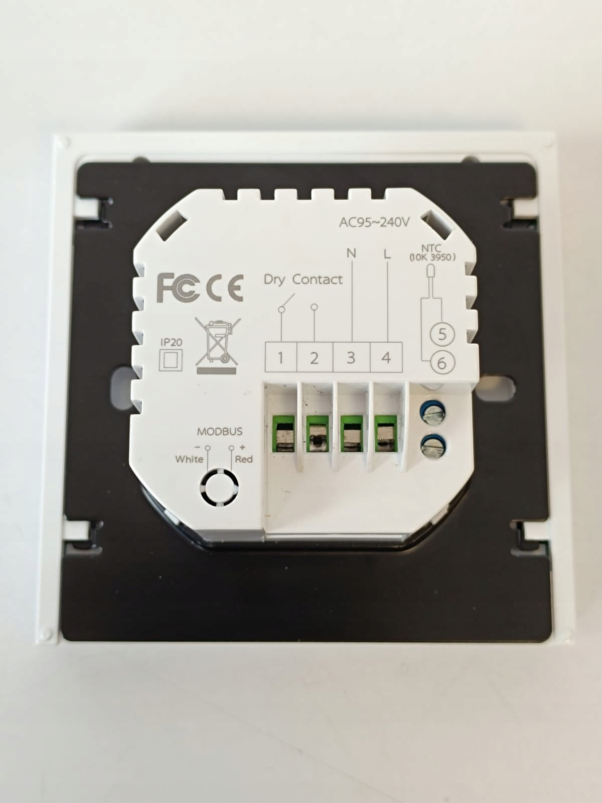 V298 Electronic room thermostat BHT-002 white Brand Cronos
