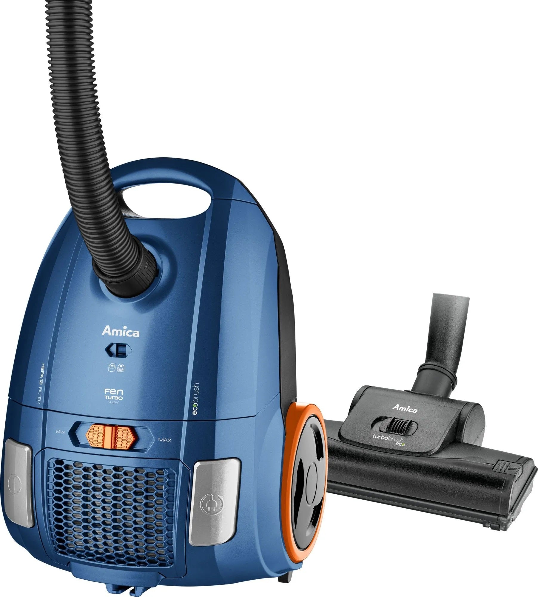 VACUUM CLEANER AMICA FEN TURBO VM2062 POWERFUL 900W TURBO BRUSH HEPA13