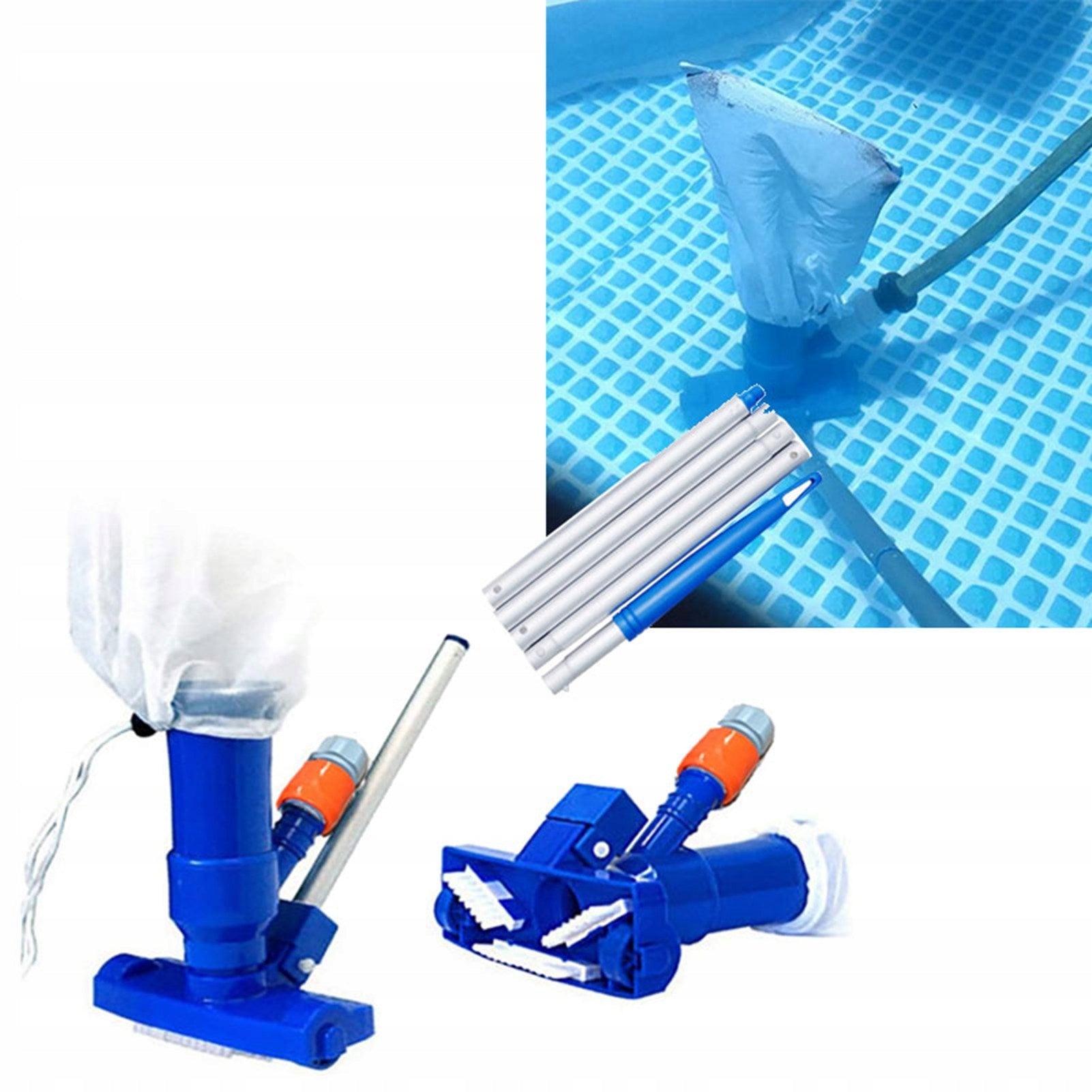 VACUUM CLEANER CLEANING KIT FOR POOL VACUUM SUCTION HEAD