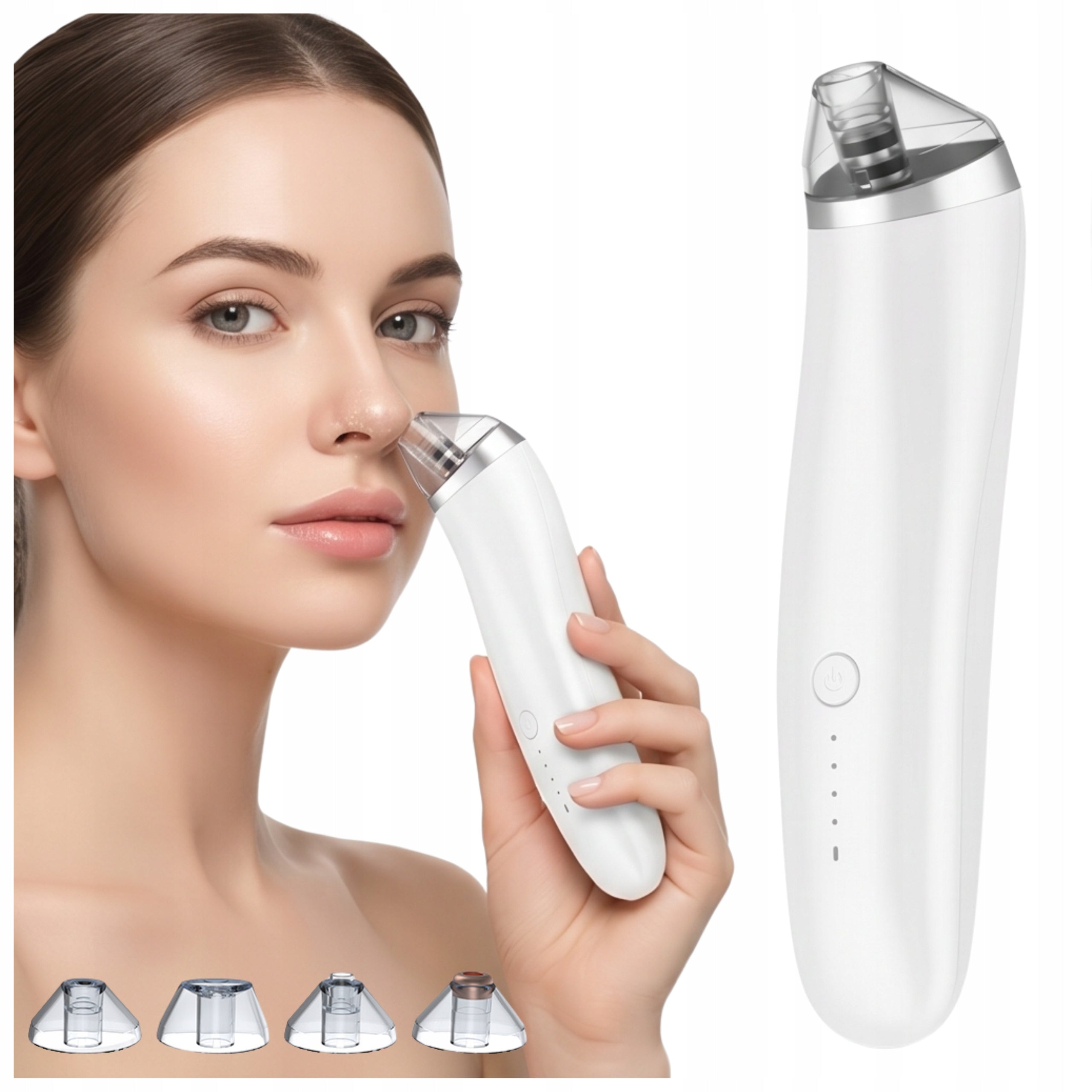 VACUUM CLEANER FOR BLACKHEADS - HOME MICRODERMABRASION DEVICE CLEANING