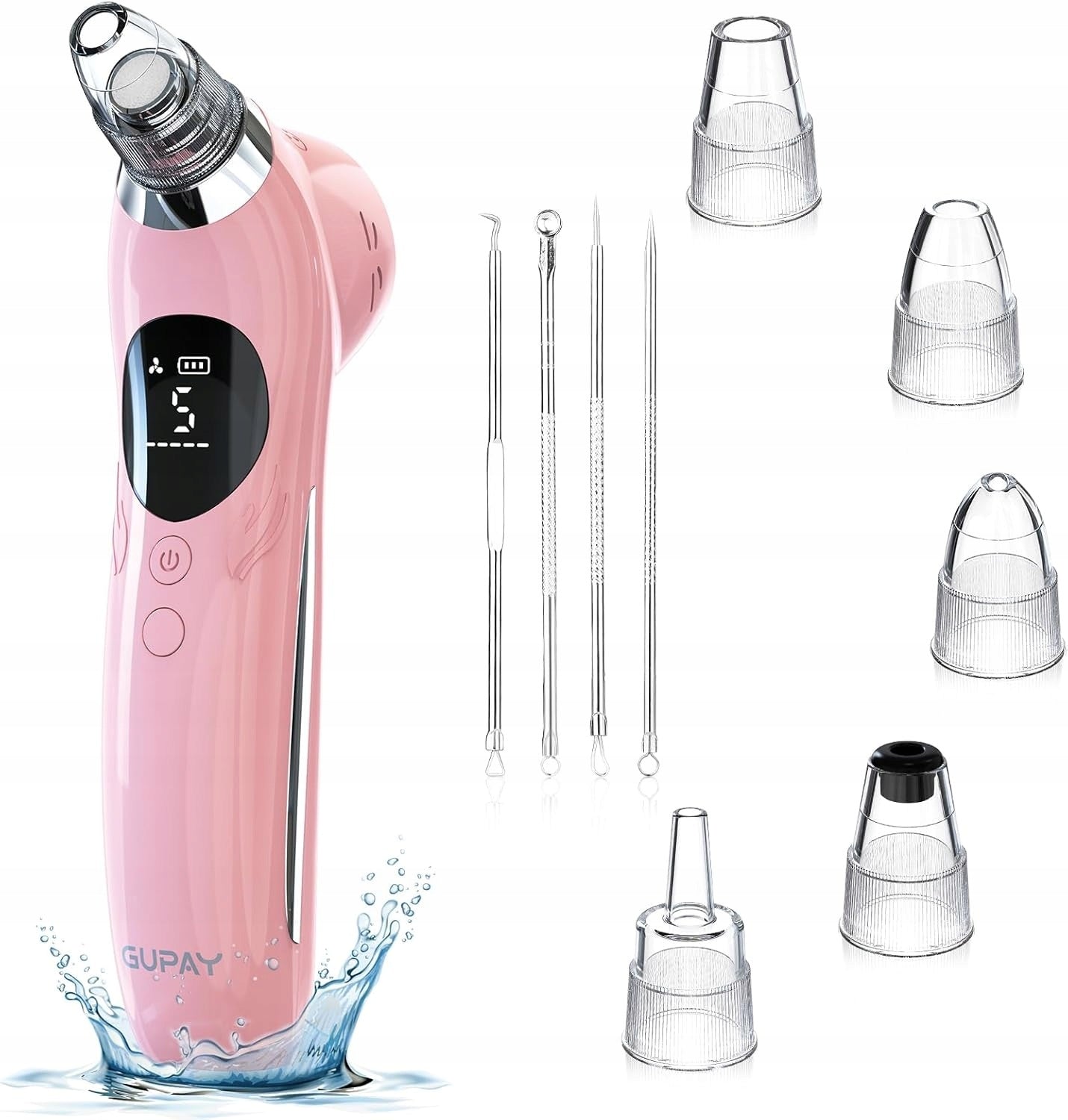 VACUUM CLEANER FOR BLACKHEADS PORES CLEANSING THE FACE FROM SCAVENGERS