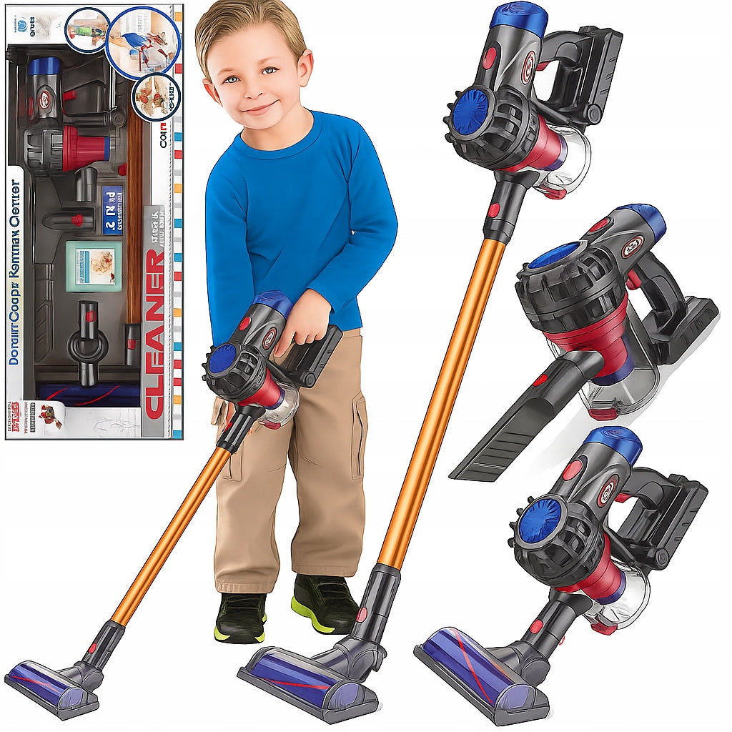 VACUUM CLEANER FOR CHILDREN VERTICAL SUCTION FUNCTION WIRELESS SOUND 3in1 BALLS