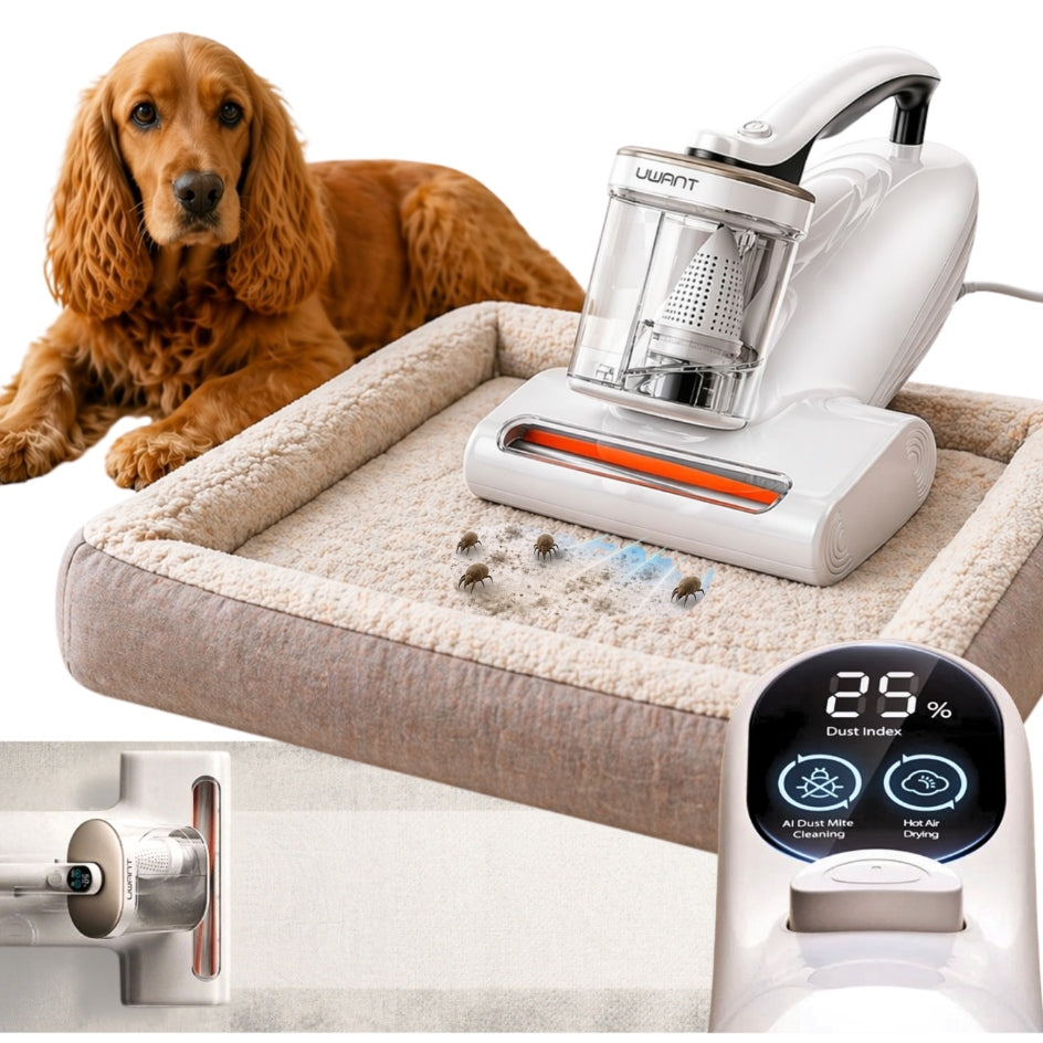 VACUUM CLEANER FOR DUST MITES UV HAIR UWANT M500 FOR MATTRESS BED FOR ALLERGY SUFFERERS