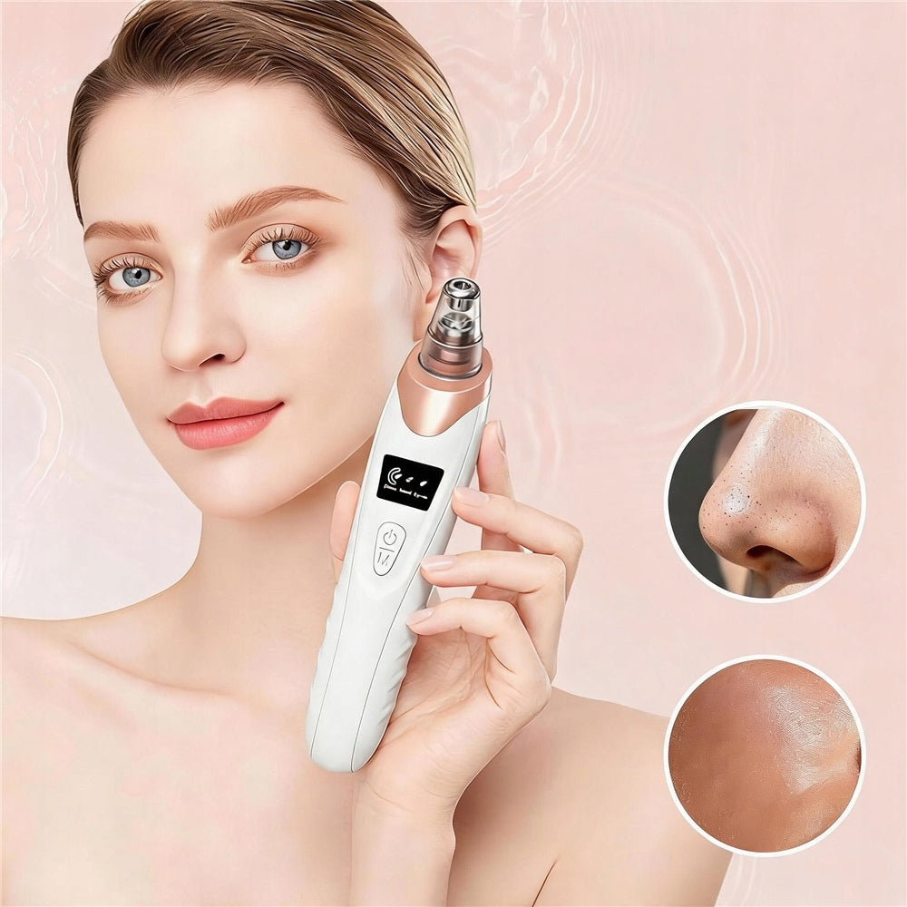 VACUUM CLEANER FOR REMOVING BLACKHEADS PIMPLES 5in1 MICRODERMABRASION Medical device no