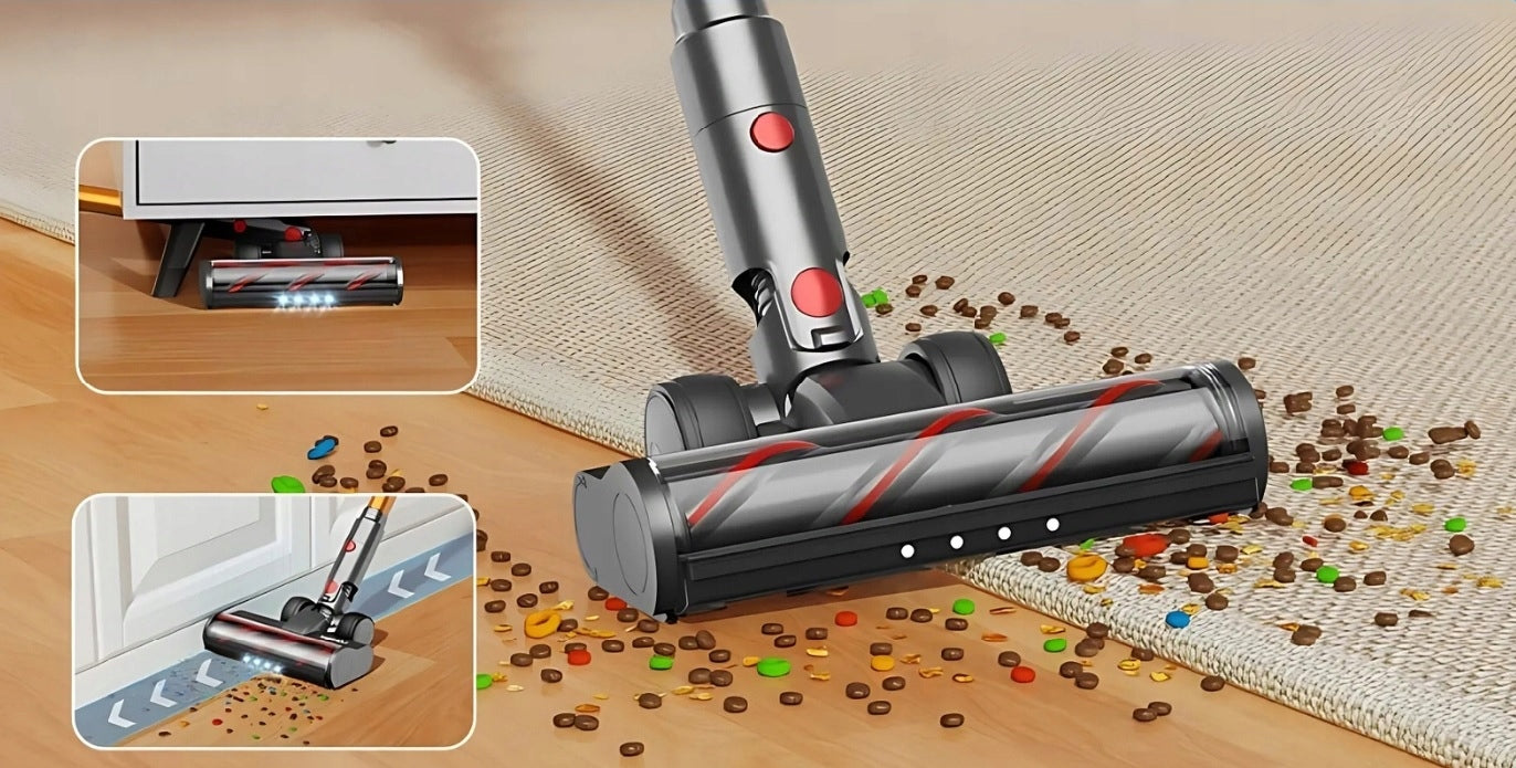 VACUUM CLEANER LARESAR V7 POWERFUL UPRIGHT VACUUM CLEANER POWERFUL CORDLESS VACUUM CLEANER Model V7