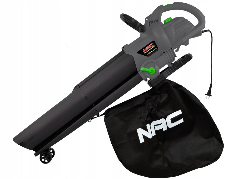 VACUUM CLEANER LEAF BLOWER NAC 3000 IN SHREDDING SPEED CONTROL Power supply electrical