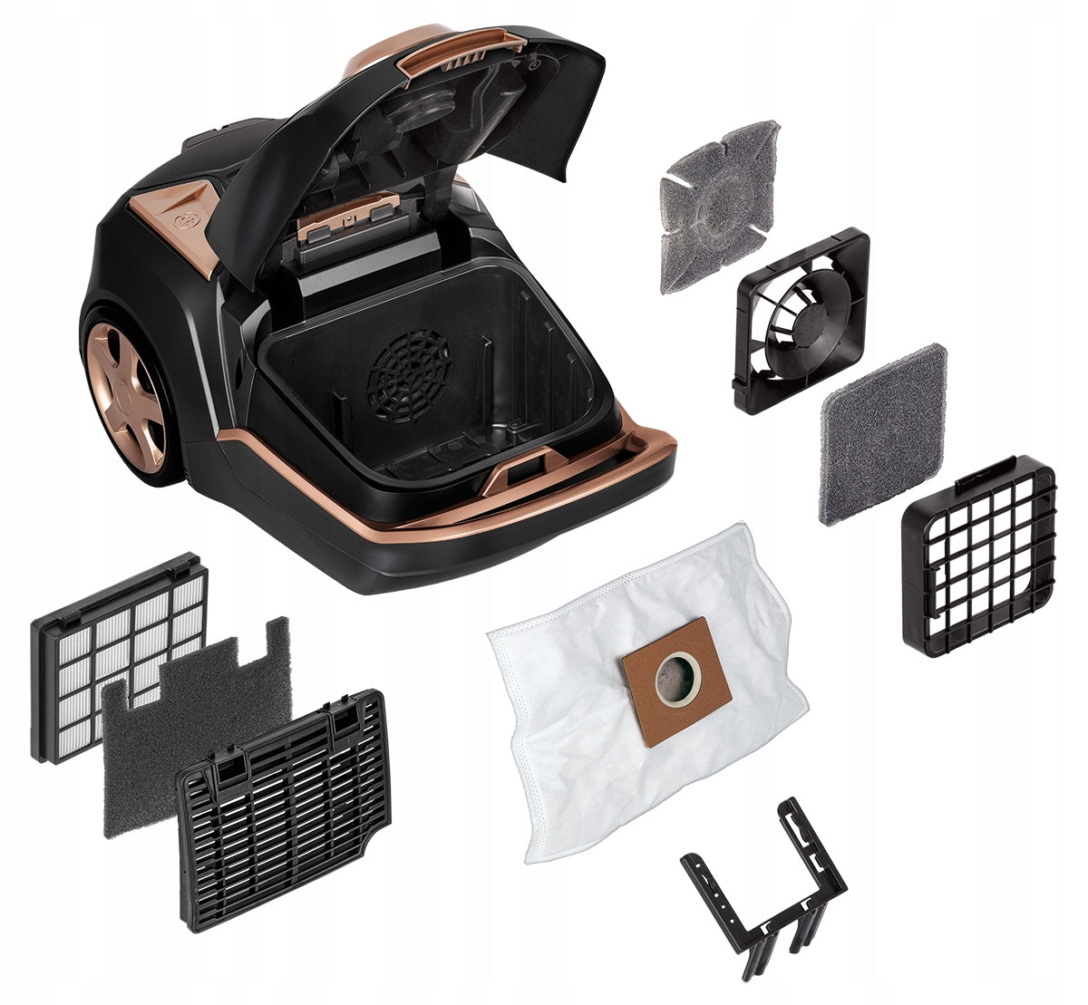 VACUUM CLEANER MOD 55 BAG 750W Dominant color black