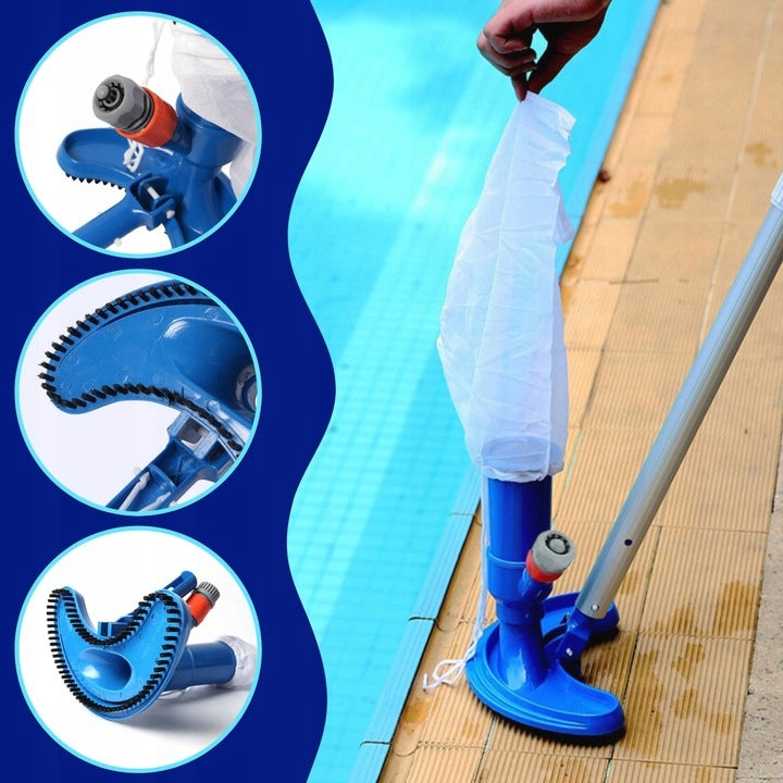 VACUUM CLEANER POOL BRUSH CLEANING BOTTOM WALLS POOL SET 6IN1 Manufacturer code ODKURZACZ BASENOWY DO CZYSZCZENIA BASENU
