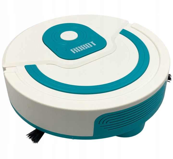 VACUUM CLEANER RIDING TOY FOR CHILDREN MOVABLE BRUSHES ROBOT ASKATO Color white
