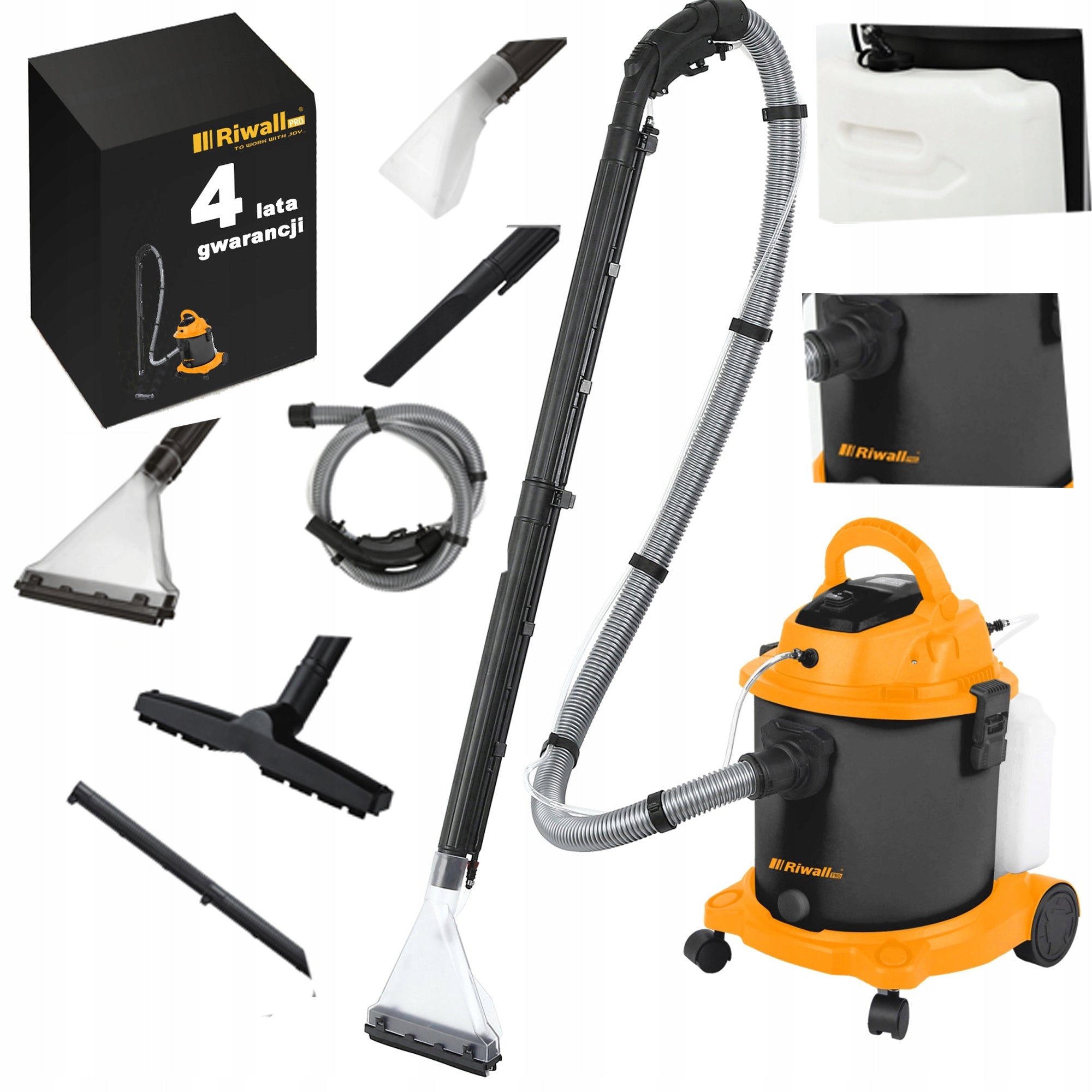 VACUUM CLEANER RIWALL PRO FEATHER ROP-01 4IN1 WET DRY 2200W