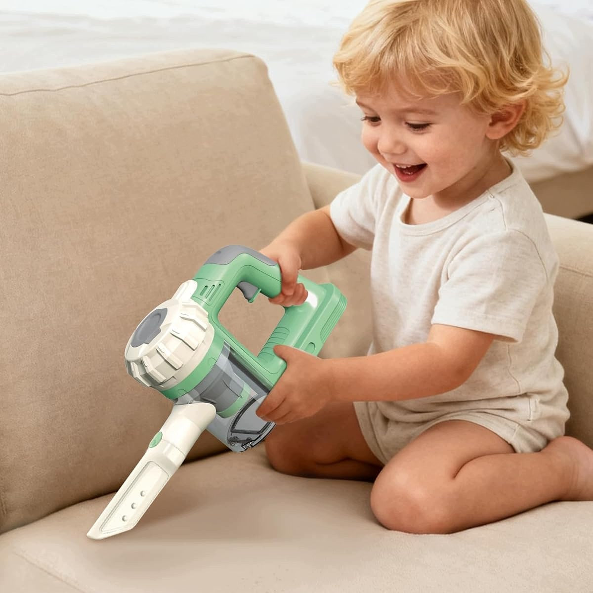 VACUUM CLEANER UPRIGHT TOY 3+ REALISTIC FOR CLEANING FUN Brand no brand