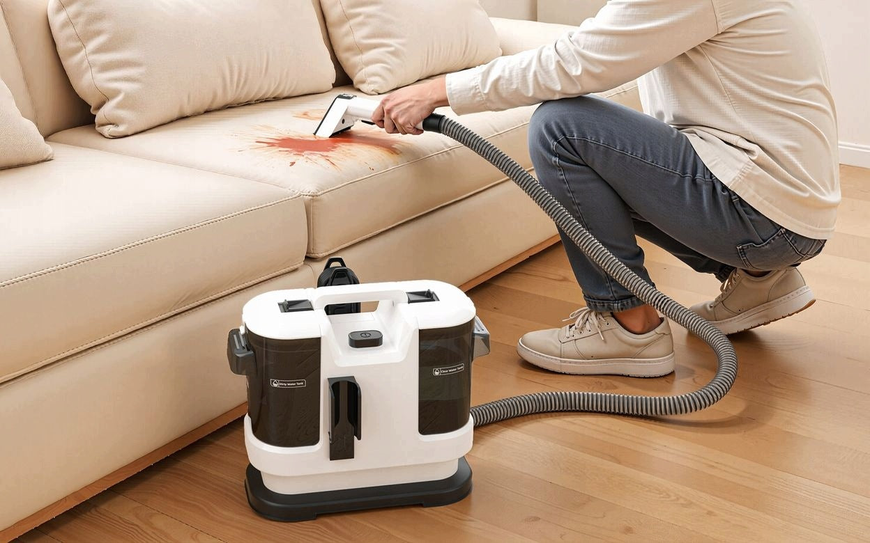 VACUUM CLEANER WASHING FOR MATTRESS COUCH ARMCHAIRS REMOVING WINE COFFEE STAINS Brand LynkCust