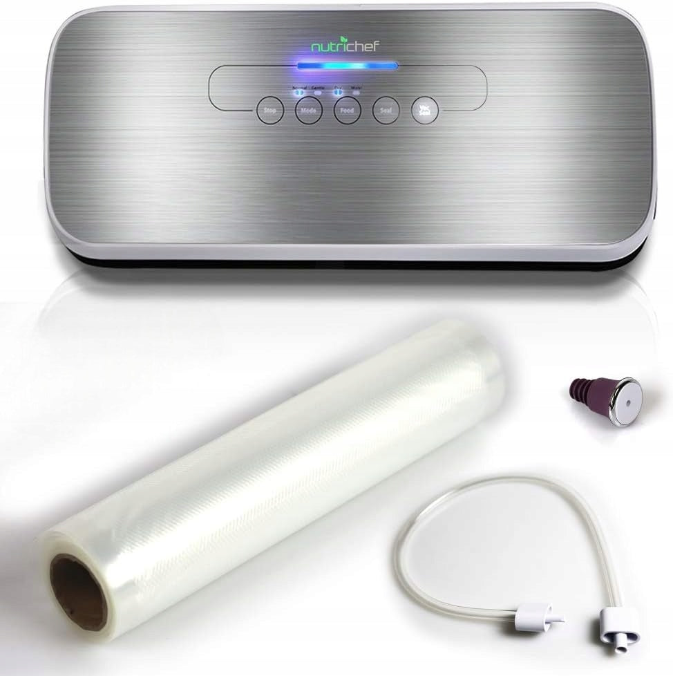 VACUUM SEALER AUTOMATIC KITCHEN SET LED INDICATOR NUTRICHEF Material metal