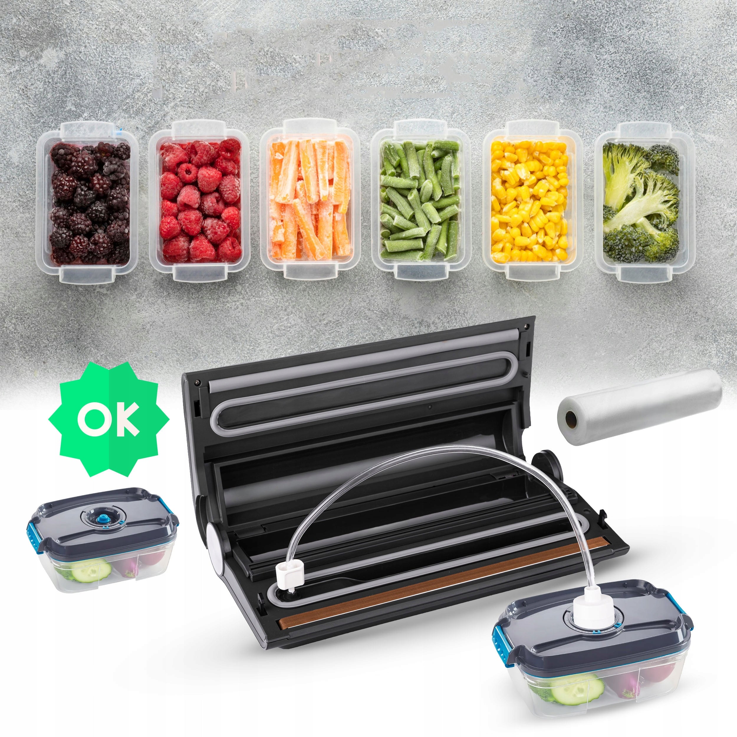 VACUUM SEALER FOR FOOD AUTOMATIC PACKAGING MACHINE FOR FOOD LEHMANN Maximum seal width 30 cm
