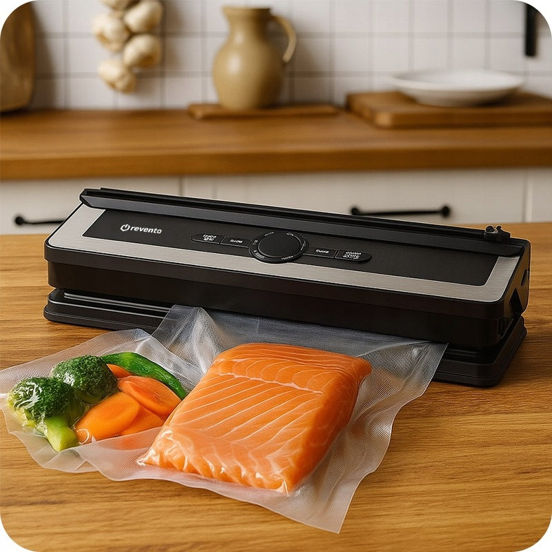 VACUUM SEALER FOR FOOD + BAGS - VACUUM PACKAGING MACHINE FOR FOIL Packaging status original
