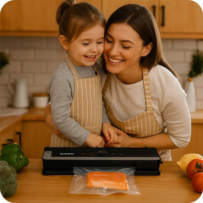 VACUUM SEALER FOR FOOD + BAGS - VACUUM PACKAGING MACHINE FOR FOIL Power 135 W