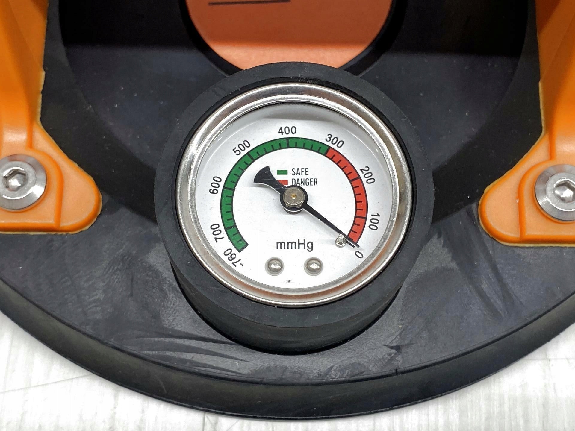 VACUUM SUCTION CUP FOR TILES AND GLASS WITH PRESSURE GAUGE 160 KG 200 mm Brand no brand