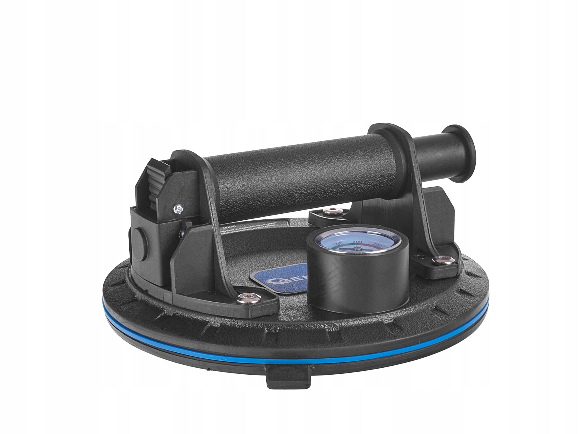 VACUUM SUCTION CUP HOLDER WITH PRESSURE GAUGE WITH GLAZE TILE GLASS PUMP Brand Geko