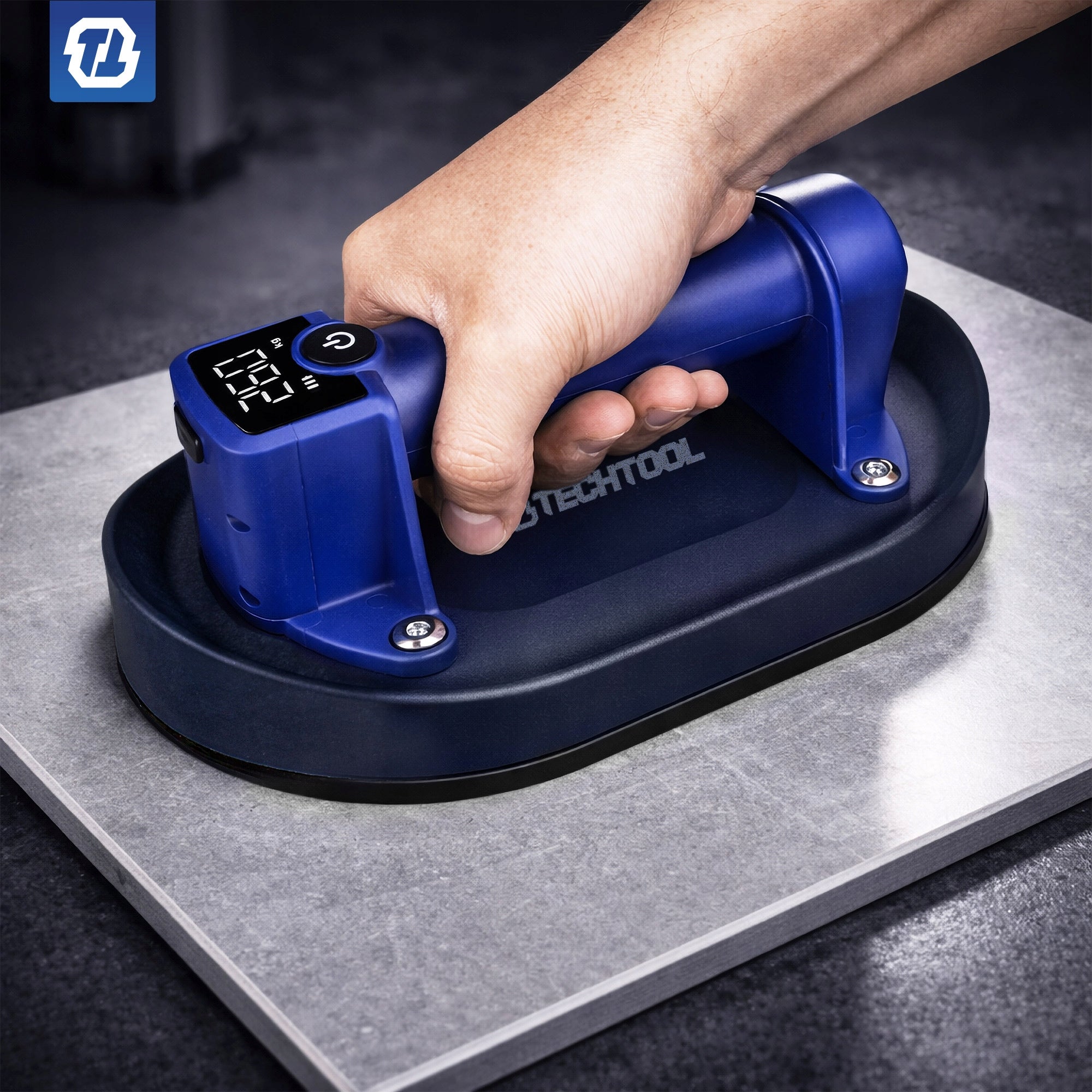 VACUUM TILE SUCTION CUP CORDLESS WINDOW MOUNT 260 kg TECHTOOL Packaging status original
