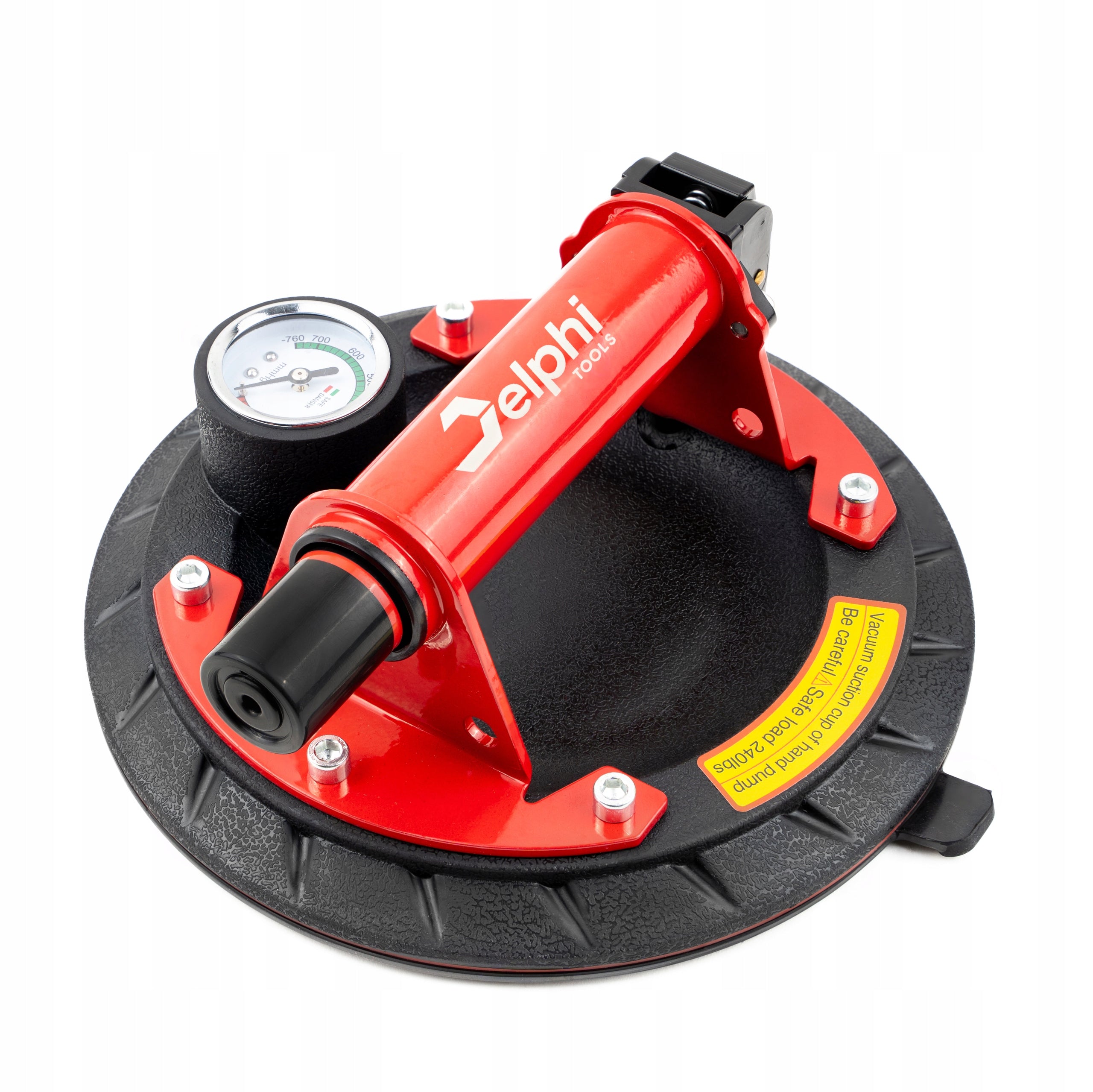 VACUUM TILE SUCTION CUP WITH PUMP PRESSURE GAUGE WINDOW HOLDER GLAZE PRO Manufacturer code Przyssawka próżniowa z pompką do płytek szyb
