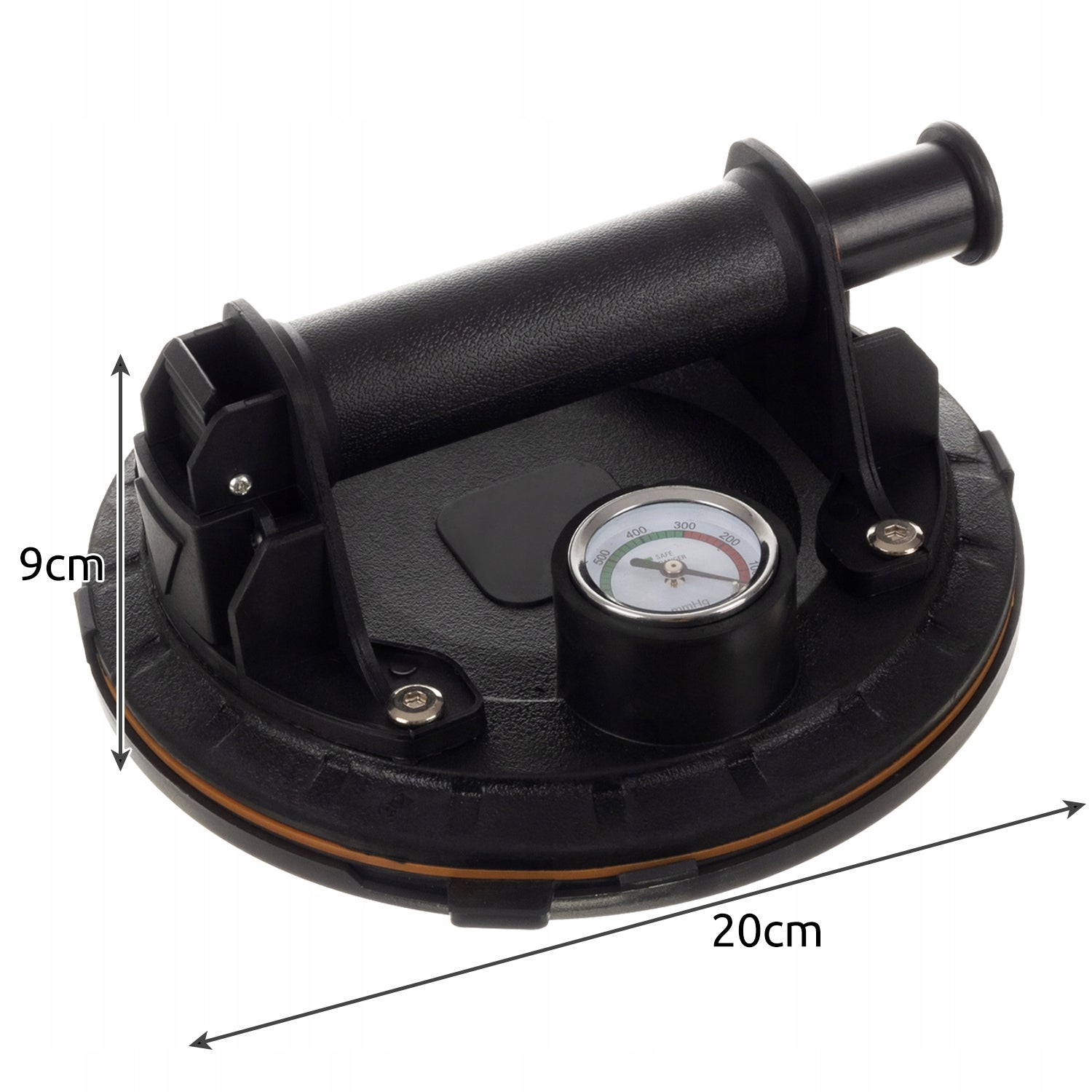 VACUUM TILE SUCTION CUP WITH PUMP PRESSURE GAUGE WINDOW HOLDER GLAZE PRO Manufacturer code er-es-67683