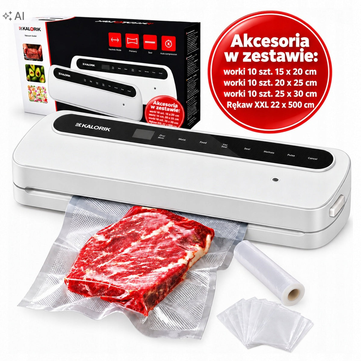 VACUUM WELDING MACHINE FOR Food STRONG Packing Machine 110W Set Bags Sleeve