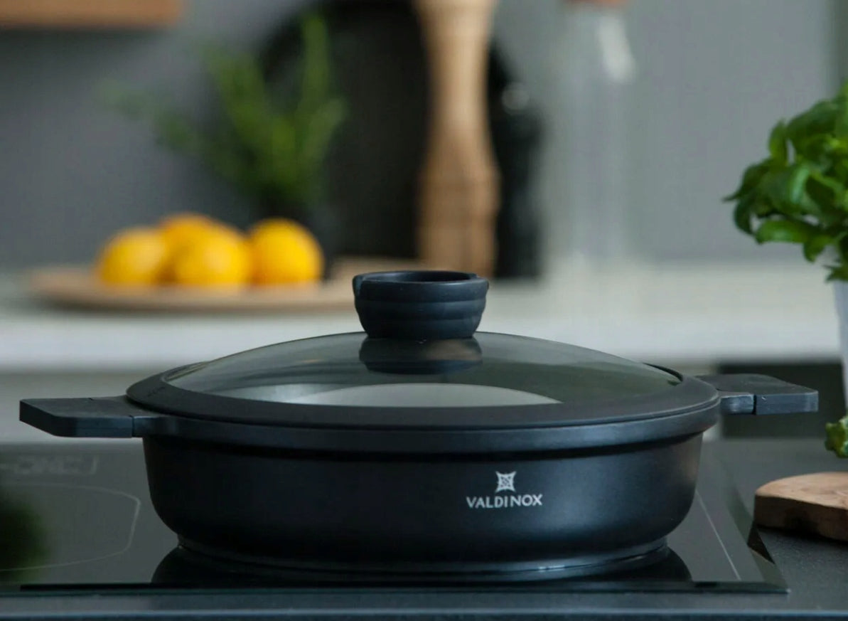 VALDINOX EXPERT SAUCEPAN 28CM WITH LID 3.5L INDUCTION GAS Brand Valdinox