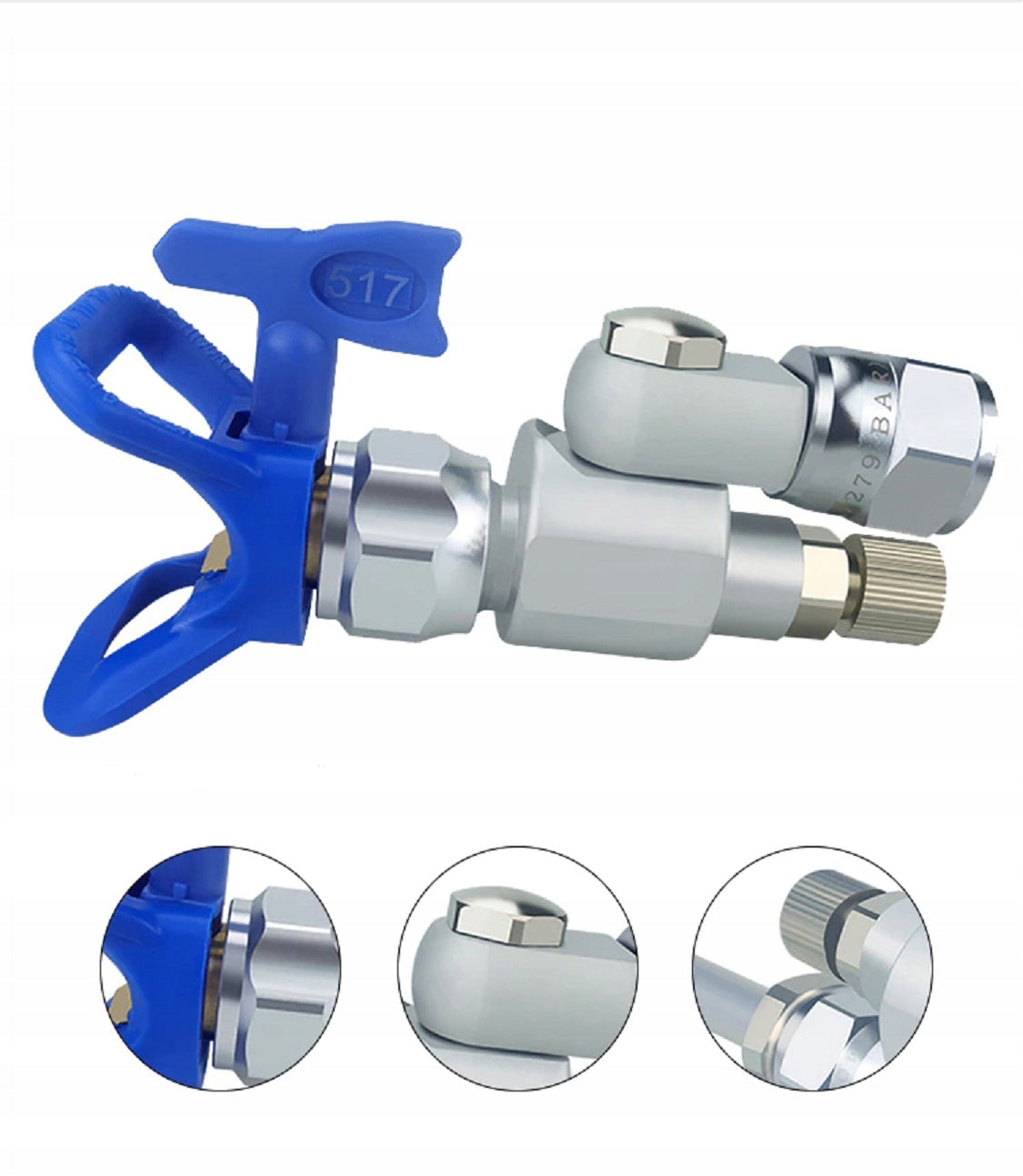 VALVE CLEANSHOT NOZZLE 517 PAA + COVER RAC X + FREEBIES GASKETS Batteries included no