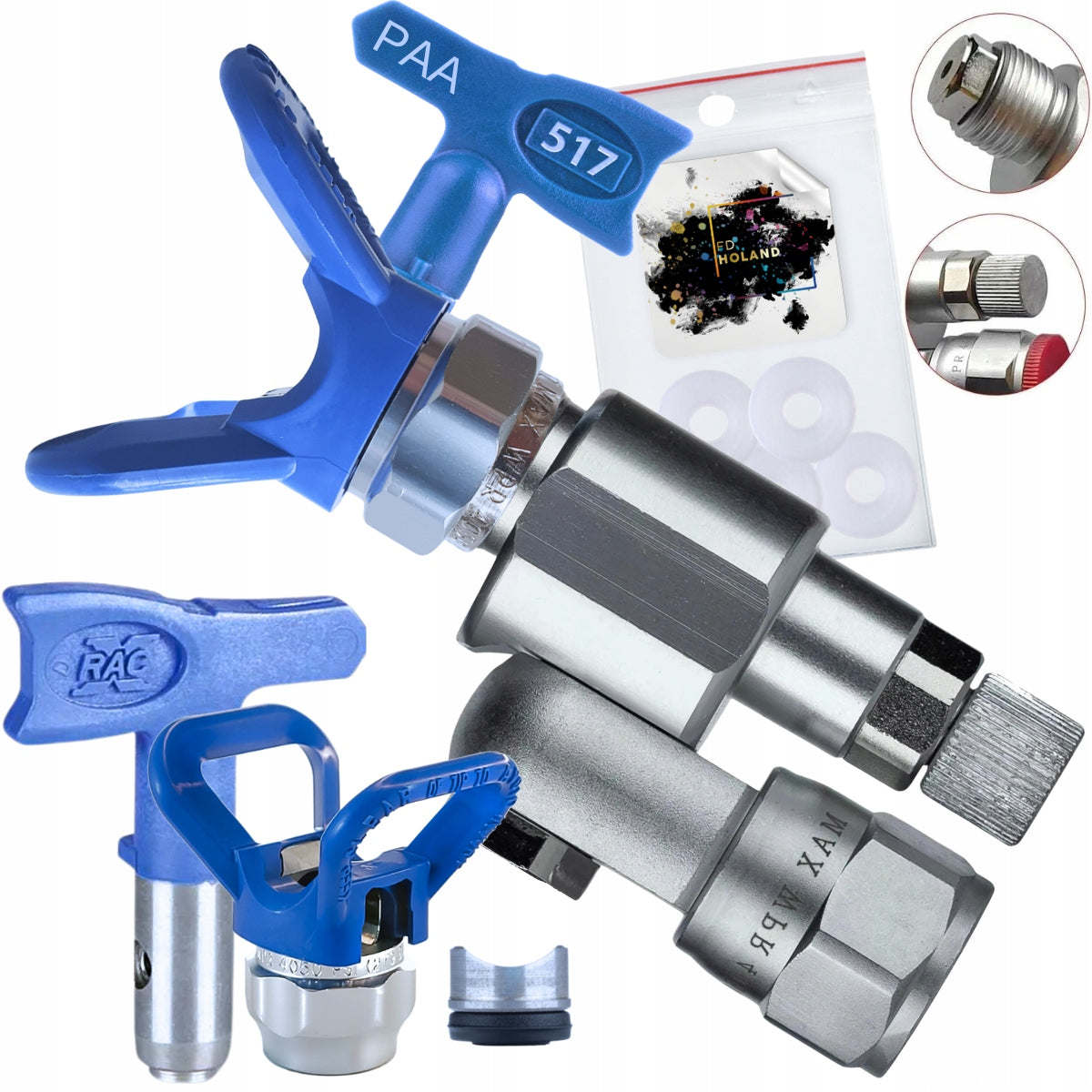 VALVE CLEANSHOT NOZZLE 517 PAA + COVER RAC X + FREEBIES GASKETS