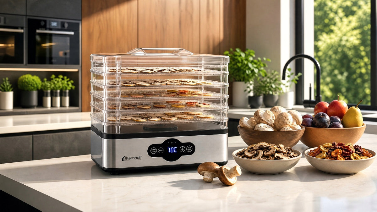 VEGETABLE FRUIT MUSHROOM DRYER FOOD TIMER THERMOCOUPLE BPA FREE 600W Packaging status original