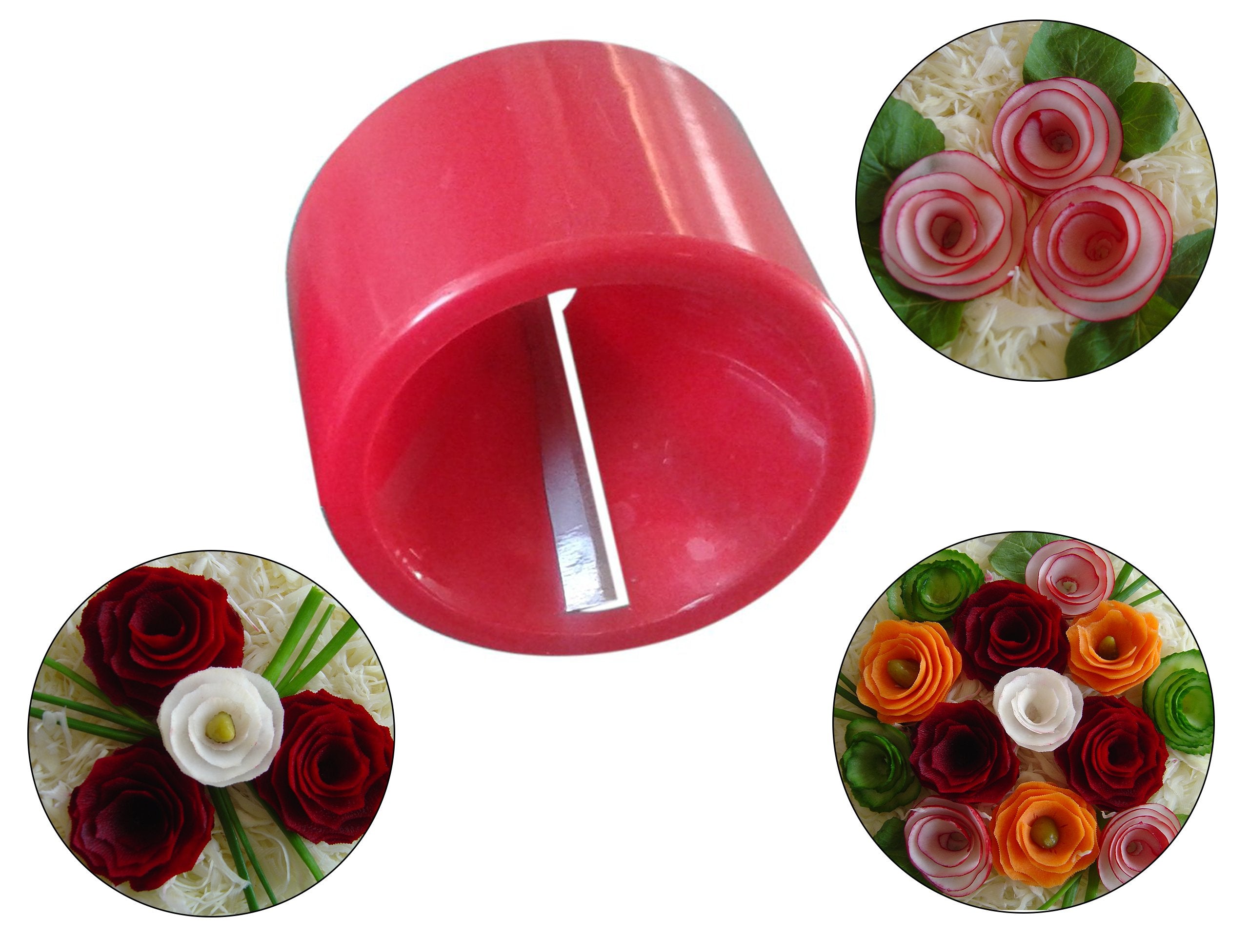VEGETABLE SET: PEELER 2PCS FRENCH FRIES KNIFE 2PCS PENCIL SHARPENER SLICER #23 Manufacturer code 1987