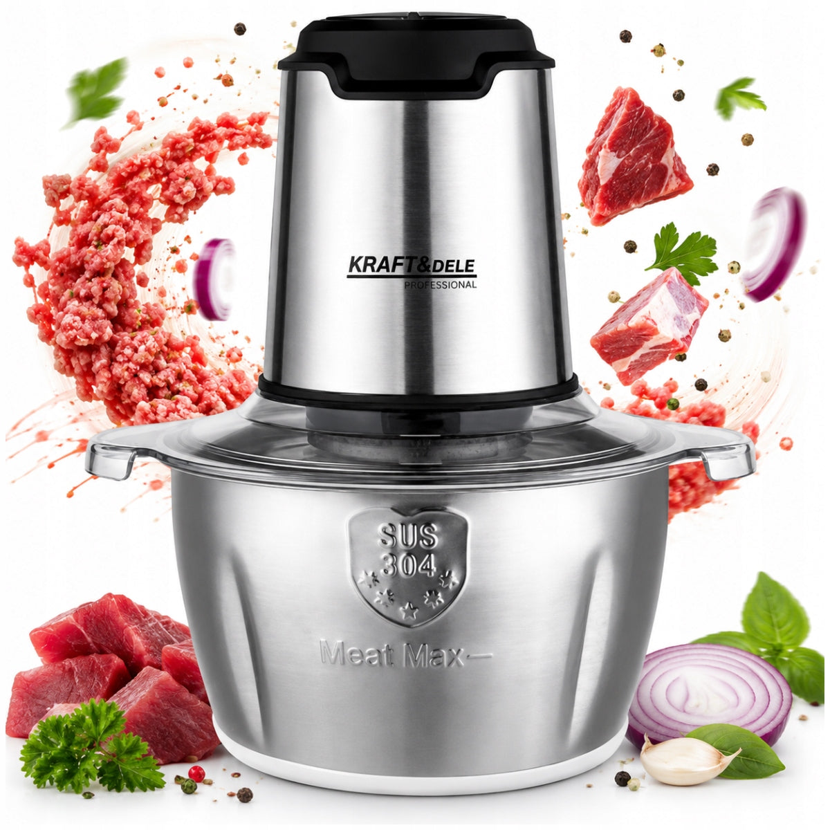 VEGETABLE SHREDDER ELECTRIC SHREDDER MEAT FOOD INCISOR 1000W