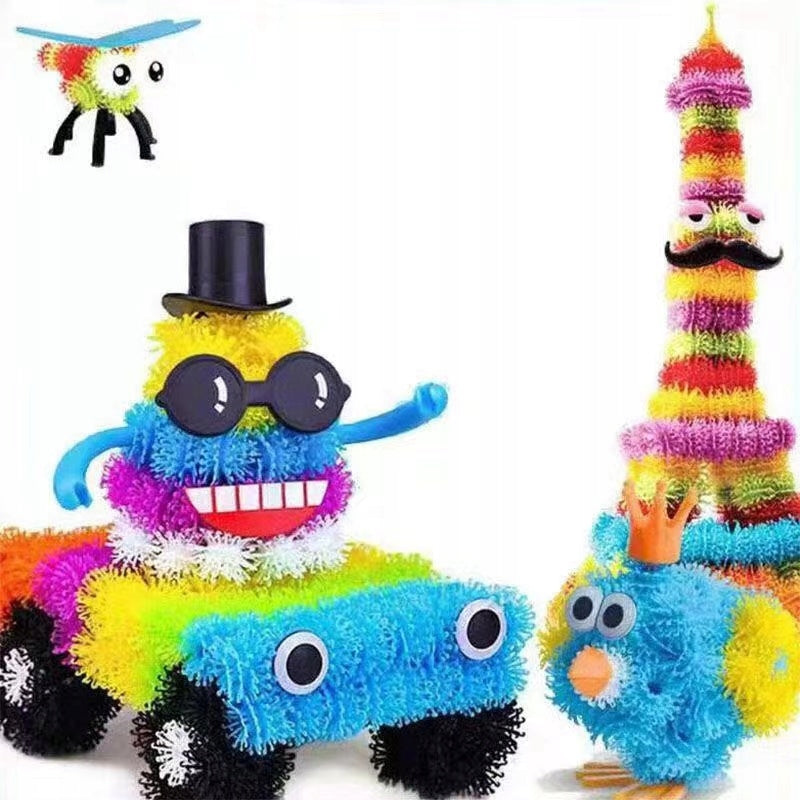 VELCRO CAPS CREATIVE BLOCKS COLORFUL 900+ XXL GIFT BIRTHDAY MEGA SET Packaging status original