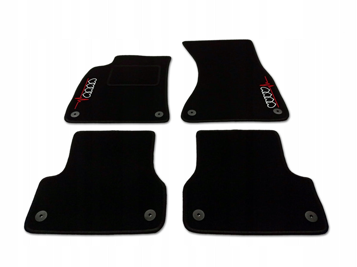 VELOUR RUGS AUDI A3 8L (96-03) STOPWATCHES +EMBROIDERY Manufacturer's catalog number 5904441430172