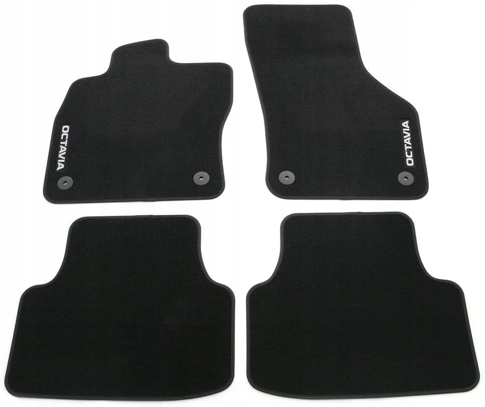 VELOUR RUGS FRONT+REAR SKODA OCTAVIA III 2013-2020 ORIGINAL Packaging status original