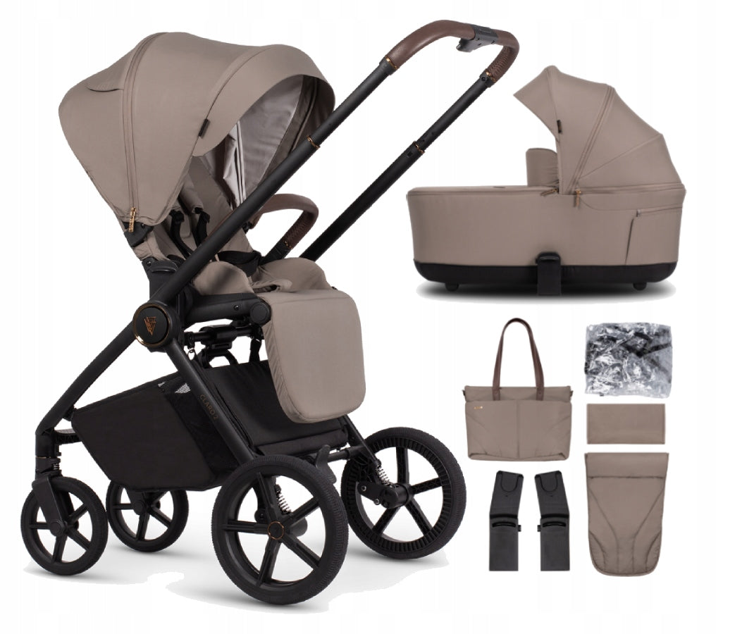 VENICCI BABY STROLLER 2IN1 CLARO 2 FRONT-BACK UP TO 22 KG + ADAPTERS