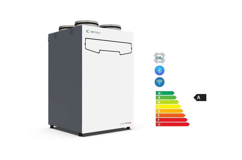 VENT CLEAR VD4 ERV Ultimate Vertical recuperator - energy efficient Manufacturer code SX-RVD4ERVU