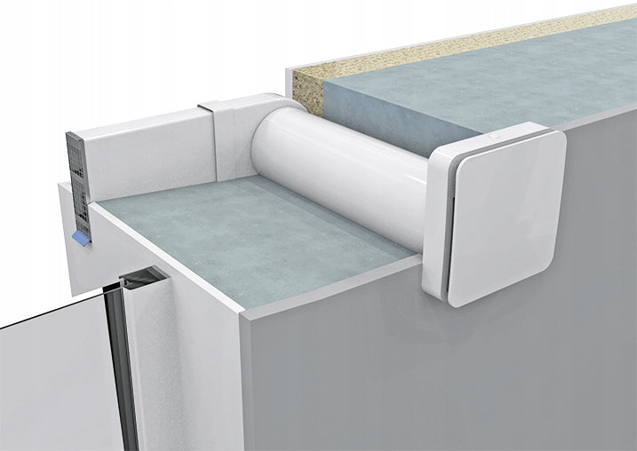 VENTO inHome WiFi BLK - decentralized ventilation unit - BLACK FRONT Manufacturer code VENTOINHOMEWI-FIBLK