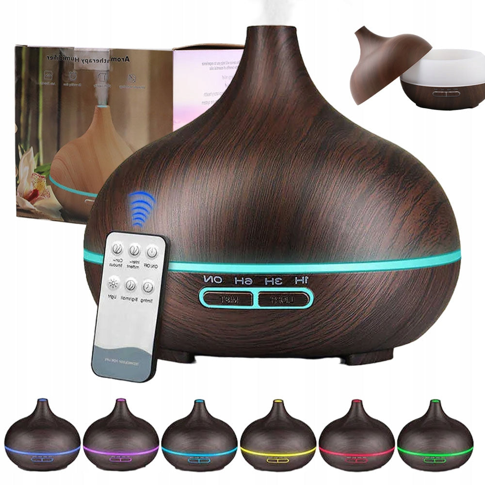 VERSATILE HUMIDIFIER AROMA DIFFUSER 7 COLORS LED WITH REMOTE CONTROL