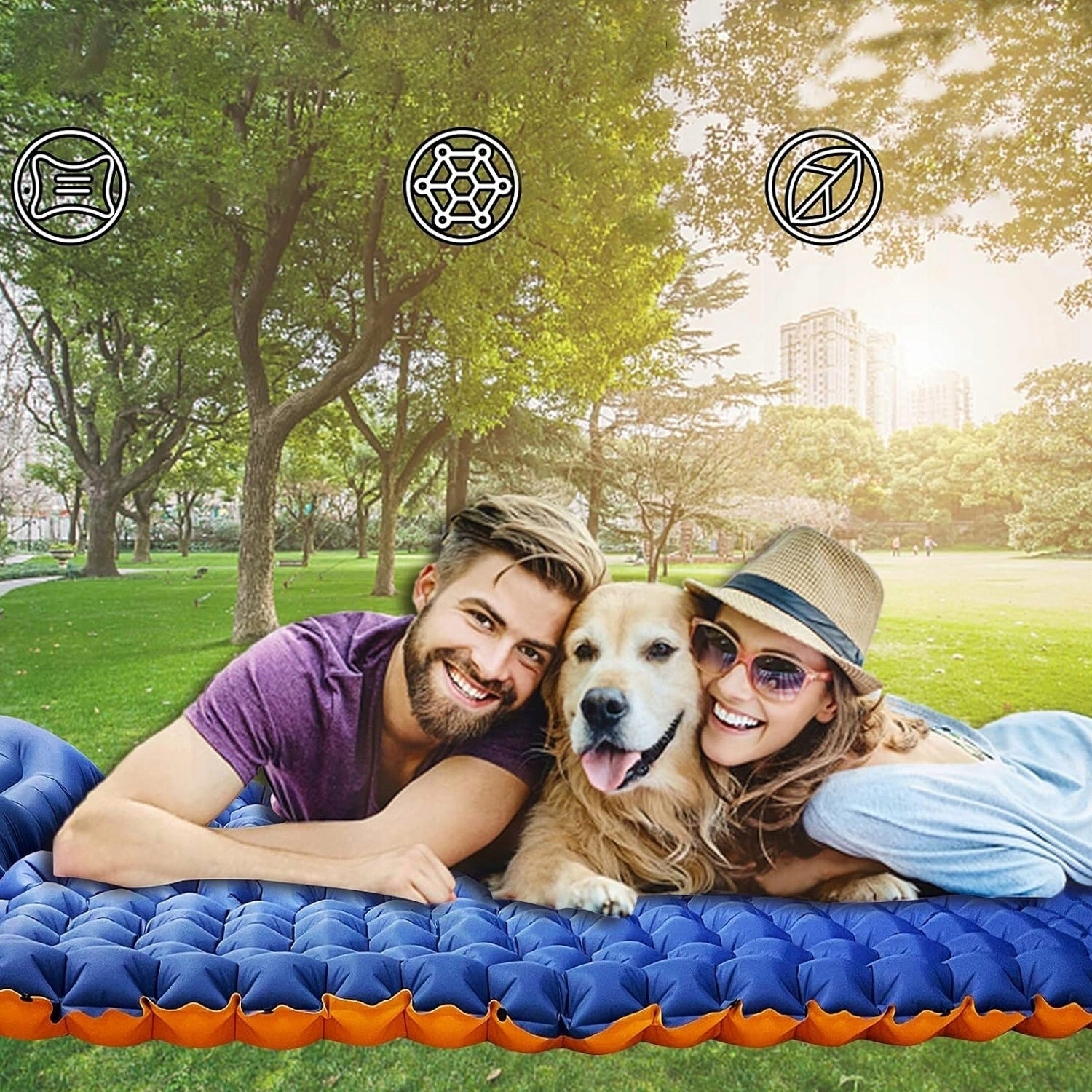 VERSATILE SELF INFLATING MATTRESS INFLATABLE LIGHTWEIGHT HIKING MAT 198CM Brand no brand
