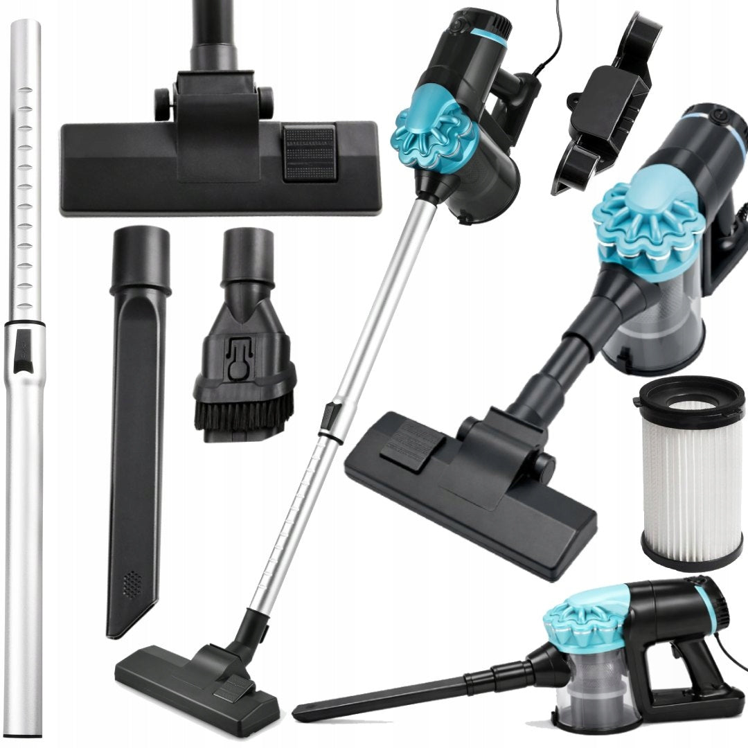 VERTICAL CYCLONE VACUUM CLEANER 2IN1 600W HEPA ANTIBACTERIAL BAGLESS XXL