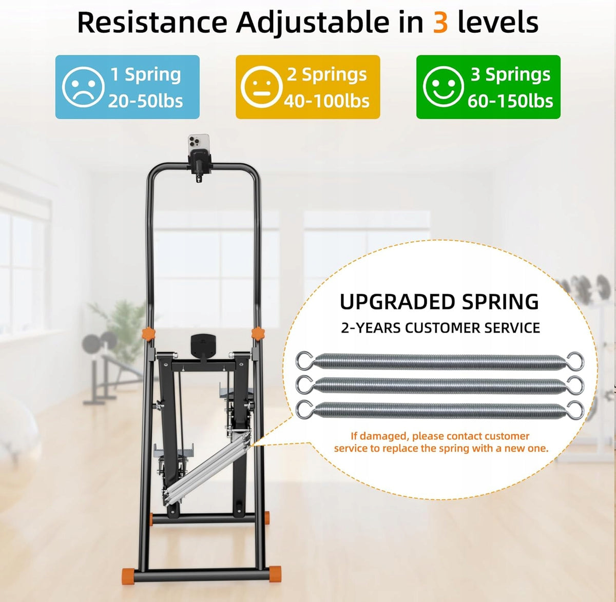 VERTICAL FOLDING STEPPER WITH LCD RESISTANCE ADJUSTMENT HOME TRAINING Brand no brand