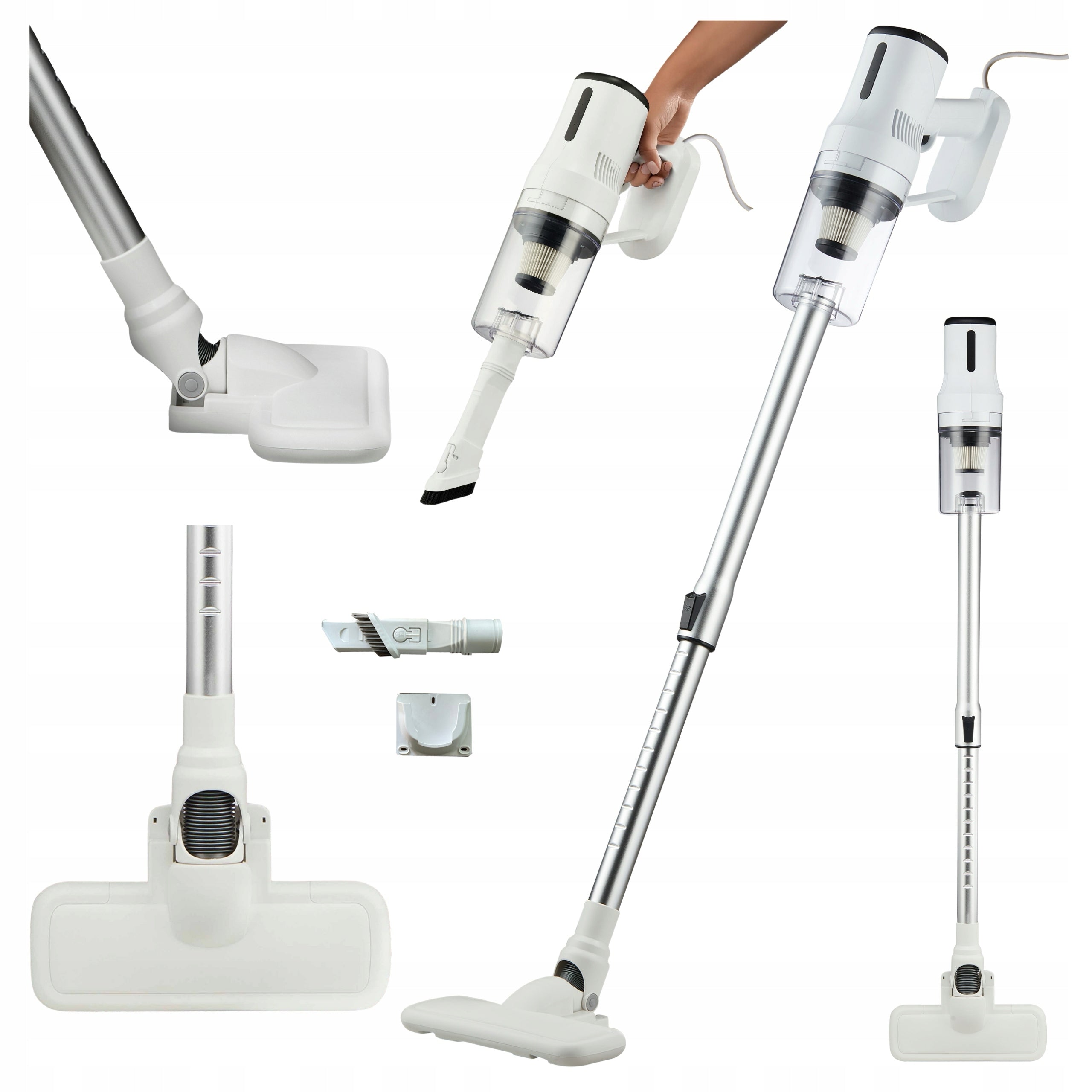 VERTICAL VACUUM CLEANER BAGLESS CORDED HANDHELD POWERFUL 2in1 600W HEPA H13*
