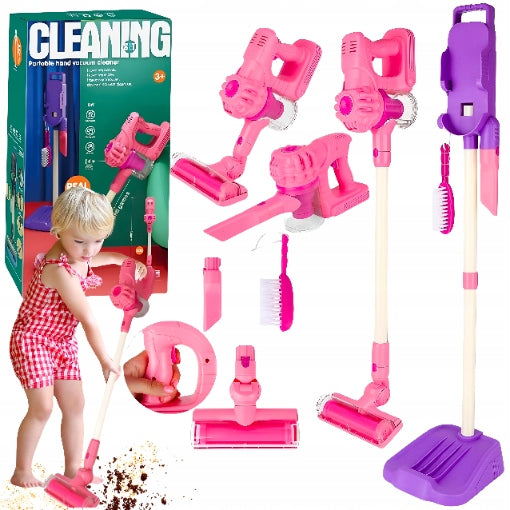 VERTICAL VACUUM CLEANER FOR KIDS SUCTION FUNCTION SOUND PULLS 3in1 MANUAL