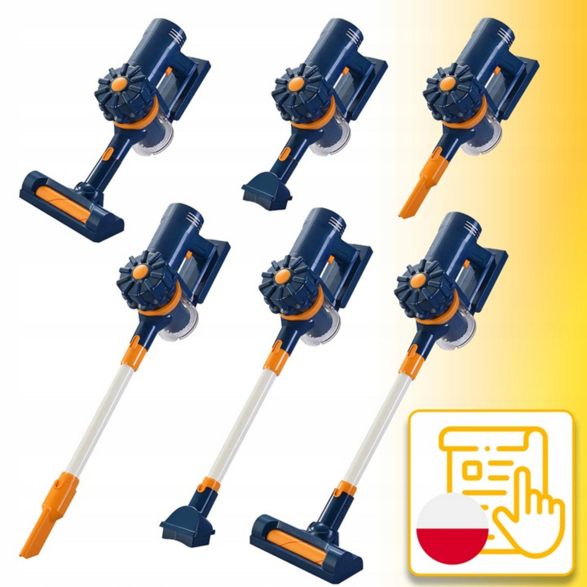 VERTICAL VACUUM CLEANER FOR KIDS WITH SOUND 2in1 MANUAL SUCTION FUNCTION SOUND Manufacturer code Odkurzacz dla dzieci z kulkami