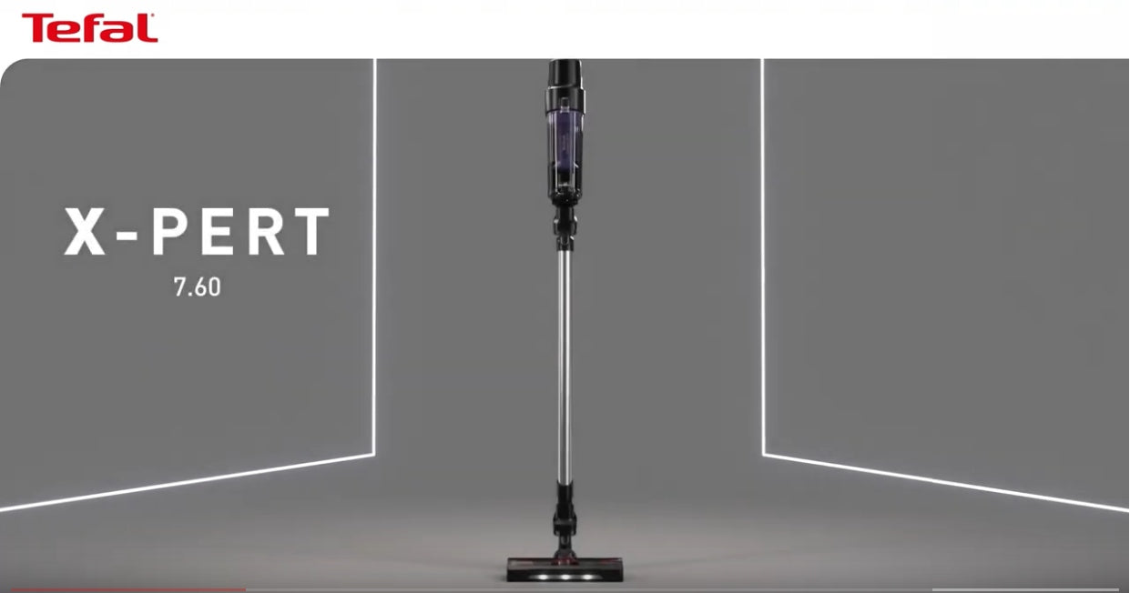 VERTICAL VACUUM CLEANER TEFAL X-PERT 7.60 TY6A35 lightweight powerful wireless Manufacturer code TY6A35WO