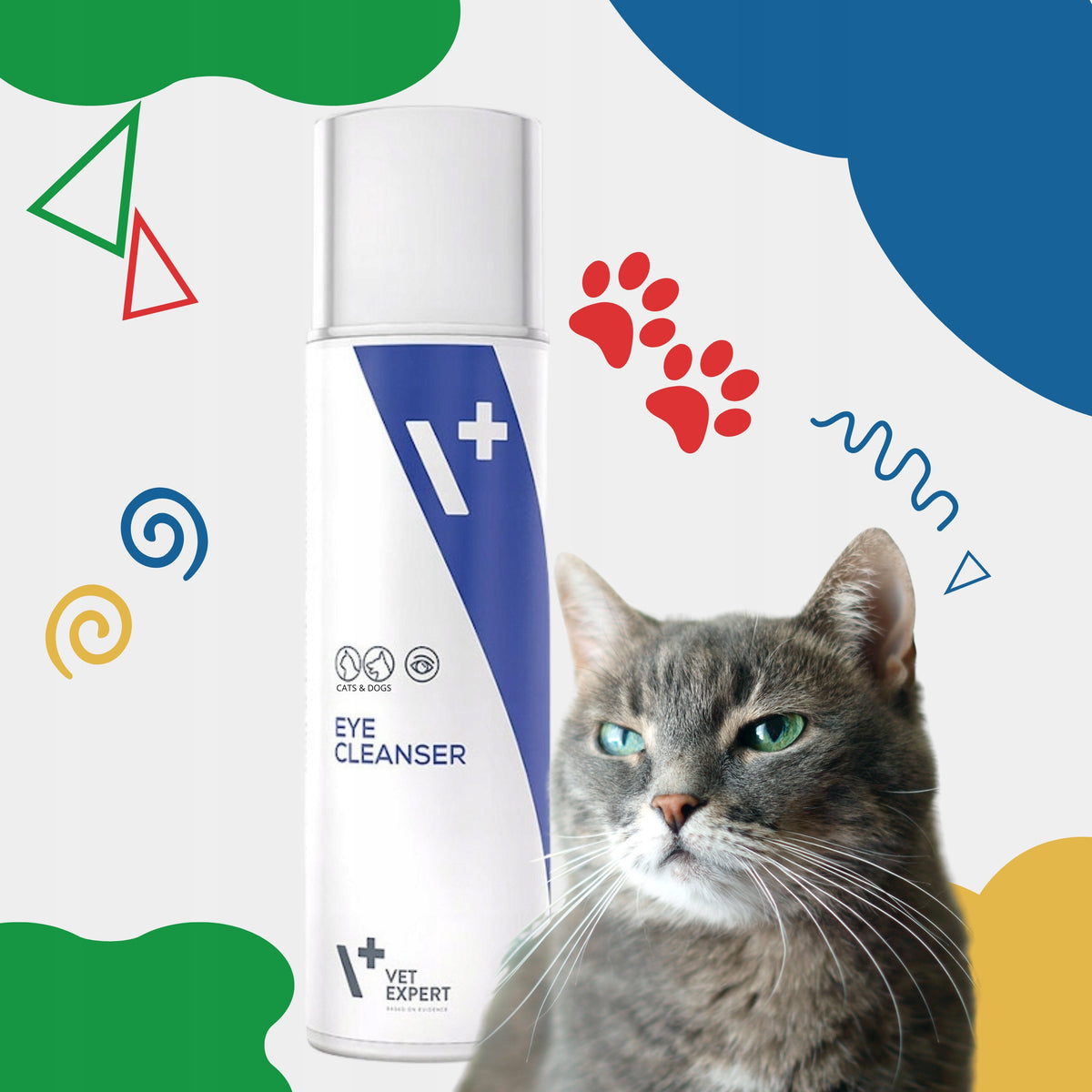 VET EXPERT Eye Cleanser Tonic for Cleaning the Eye Area of Dog and Cat 100 ml Brand Vet Expert