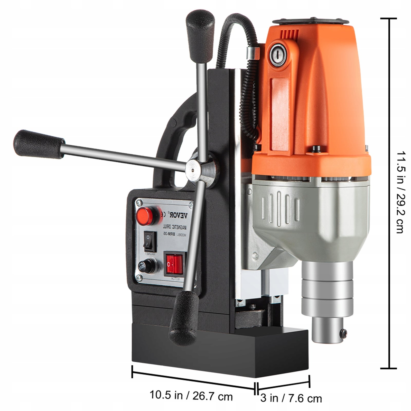 VEVOR 220V-240V 980W Magnetic Drill 680 rpm 35MM Core Drilling Tapping Manufacturer code BRM35LYCLZ0